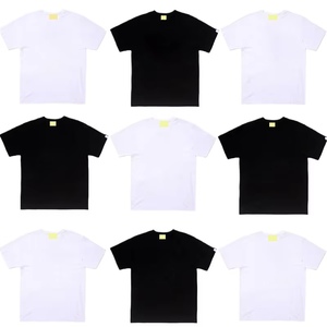 Camiseta de Diseñador para Hombre, Camisetas Personalizadas, Camiseta Oversize con Estampado de Letras Blancas y Negras, Camiseta Casual de Moda Urbana para Hombre - Product Image 1