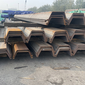 Resistente alla corrosione EN10248 S270GP Z forma 400x95x10mm pila di lamiera di acciaio per parcheggio sotterraneo e puntellamento temporaneo - Product Image 6