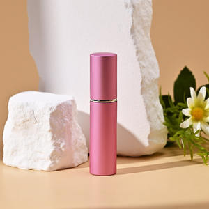 Customized Portable 5ml Cylinder Spray Bottle with <b>Rubber</b> <b>Stopper</b> Electroplating Separated Perfume Cosmetics Bottle - Product Image 2
