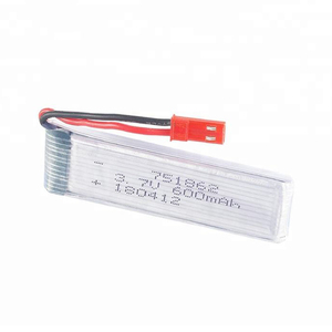 Nhà sản xuất chuyên nghiệp của 25C 3.7V 600mAh <span class=keywords><strong>751862</strong></span> nhỏ lithium <span class=keywords><strong>polymer</strong></span> có thể sạc lại LiPo pin cho RC máy bay trực thăng Pouch - Product Image 2