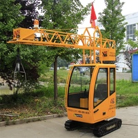 Grand simulateur d'entraînement intérieur en fibre de verre grue à tour équipement d'amusement extérieur en acier pour enfants aires de jeux de jardin ciblées pour les enfants