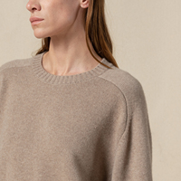 Pull en cachemire naturel 100% pour femmes, pull court personnalisé à col rond, tricot 5GG, pull chaud d'hiver, pull de Noël unisexe