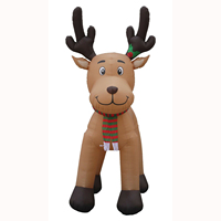 Renne gonflable de Noël personnalisé, forme multiple, décoration de jardin extérieure, ballon