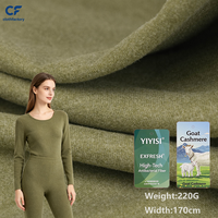 Tissu en Dralon 220 g/m² pour sous-vêtements thermiques, en viscose, acrylique, soie, cachemire, élasthanne, polaire perlé tricoté pour couche de base - Vente en gros