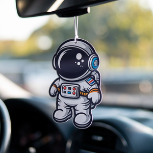 New Long Lasting All Scents Designer Printed Cartoon Astronaut Paper Liquid Car logo Scented Custom <strong>air</strong> <strong>Freshener</strong> for Gift