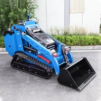 Livraison rapide - Mini-chargeuse compacte INFRONT 1 tonne (1000 kg) avec godet étroit de 820 mm
