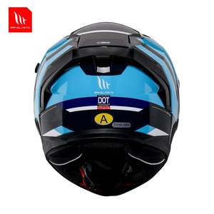 Casco de Motocicleta Integral MTHELMETS SV Unisex para Todas las Estaciones, Homologado ECE/CCC, Material ABS, Cierre de Liberación Rápida, Personalizado - Product Image 5