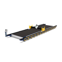2000W IPG/Raycus/Max Source Laser CNC grande taille de travail portique Fiber Laser Cutter pour BMP métal matériaux eau AI Cypcut