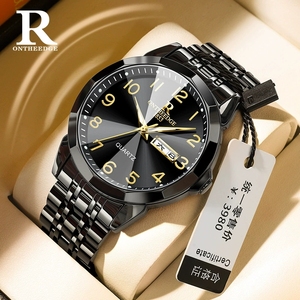 Montre Homme Rétro Ronde à Quartz <span class=keywords><strong>ONTHEEDGE</strong></span> 098 Tendance Vintage – Nouveauté 2026 – Ventes Flash - Product Image 4