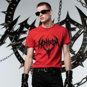 Camisetas de gran tamaño para hombre de alta calidad 100% algodón 260 gramos diseño personalizado e impresión de logotipo impresión DTG - Product Image 4