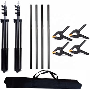 Chuyên Nghiệp 2*3M 2.6*3M Kim Loại Studio Nhiếp Ảnh Nền Chủ Máy Ảnh Ảnh Phông Nền Tripod Đứng Khung Với Mang Theo Túi - Product Image 3