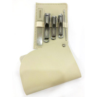 Coupe-ongles portable en acier au carbone pour la maison, coupe-ongles incliné, lime à ongles, pince à ongles, outil à ongles, kit de manucure avec étui