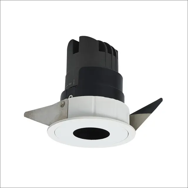 Custom Anti-Glare Round Ceiling Recessed Mounted 5 8 13W Led Spot Lights Down Light 2700K 6W Frame Housing Aluminum Spotlight