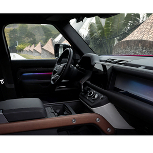Luz Ambiental de Fibra de Carbono Real para Land Rover Defender Station Wagon 110 130 L663 2020+, Kit de Actualización de Iluminación LED Interior para Automóvil - Product Image 6