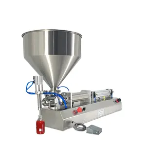 Single Nozzle Honey Filler Machines Hand Cream Paste Piston Filler Packing Filling Machine in Stocks Fast Delivery