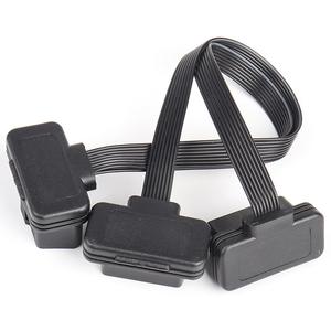 1x erkek fiş 2X dişi konnektörler OBD2 Splitter 1 2 Y adaptörü 2-Way OBD uzatma kablosu 30CM - Product Image 4