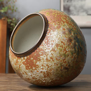 Jarrón de Cerámica y Porcelana Pintado a Mano, Estilo Vintage, Jarrones Grandes Clásicos y Únicos, Jarrón Decorativo para Flores para Bodas y Hoteles - Product Image 3