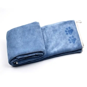<span class=keywords><strong>Asciugamani</strong></span> per Cani con Logo Cartoon Arancione e Grigio, Asciugamano Personalizzato per la Pulizia del Pelo degli Animali Domestici, Asciugamano in Microfibra ad Asciugatura Rapida e Assorbente per il Bagno del Cane - Product Image 3