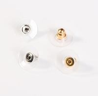 Attaches de boucles d'oreilles en acier inoxydable pour boucles d'oreilles lourdes et pendantes, grands fermoirs sécurisés de remplacement, apprêts pour boucles d'oreilles à clous