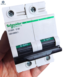 Interruptor de Circuito C120H, Interruptor de Aire 2P D80A, Protección Contra Sobrecarga y Cortocircuito, Interruptor de Distribución Eléctrica de Bajo Voltaje - Product Image 1