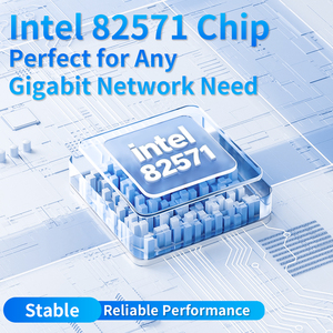 Tarjeta de Red Interna Gigabit PCIe X1 de Doble Puerto 82571EB, Adaptador Ethernet para Servidor, NIC en Stock, Modelo PI71R21 82571 Net - Product Image 6