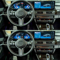 Autoradio Android double écran 15,8 pouces, cluster numérique Snapdragon 685, CarPlay, GPS pour BMW Série 5 F10 F11 F18 2011-2017
