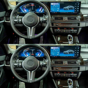 Radio de coche Android de 15.8 pulgadas con doble pantalla, panel digital, Snapdragon 685, CarPlay, GPS para BMW Serie 5 F10 F11 F18 2011-2017 - Product Image 3