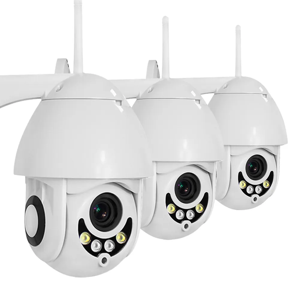 Купольная ptz-камера видеонаблюдения, 1080P, Wi-Fi, 360 градусов