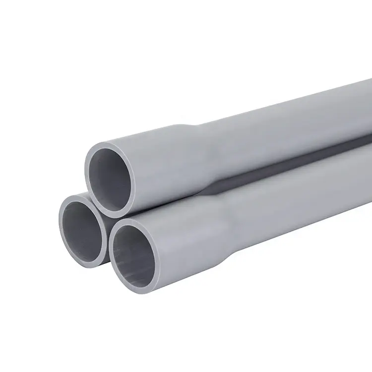 UL Listed PVC Electrical Conduit Sch 40 1/2 in to 6 in Trade Size 10 ft Sch80 PVC Electrical Pipe