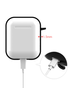 Nuova Custodia Alla Moda per <span class=keywords><strong>AirPods</strong></span> 2, Design Ecologico in Silicone e Alluminio, Antiurto, Impermeabile, Antipolvere, Antiscivolo, Replica 1:1 - Product Image 4