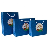 Sac cadeau élégant en papier d'art, prix d'usine, vente chaude, avec impression de logo personnalisé