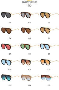 <span class=keywords><strong>Lunettes</strong></span> <span class=keywords><strong>de</strong></span> soleil élégantes UV400 personnalisables avec logo – Tendance 2026 – Luxe, mode vintage, surdimensionnées <span class=keywords><strong>pour</strong></span> hommes et femmes – Idéales <span class=keywords><strong>pour</strong></span> les vacances - Product Image 6