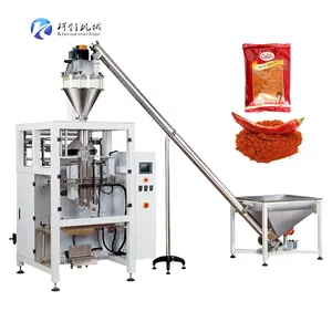 Vertical Screw Auger Pack Filling Detergent Coffee 200 Gram Food Supplement Small Ginger Seasoning Powder Packing Machine