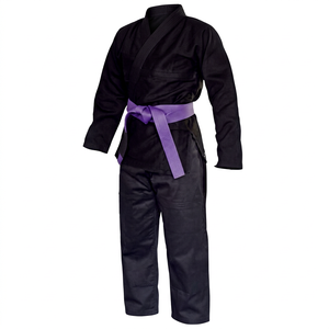 <b>Kids</b> BJJ Gi Pearl Weave 100% Cotton Lightweight Durable Jiu Jitsu Kimono White <b>Belt</b> Front Logo Custom Brand IBJJF Approved - Product Image 1