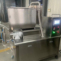 Machine de remplissage automatique à pompe à lobes intégrée avec contrôle PLC pour boissons, huiles, sachets en verre, en acier inoxydable, haute précision