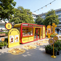Mini-maison préfabriquée moderne à deux étages de 11800 mm, prête à l'emploi, avec panneaux solaires, style cabane