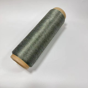 Màu sắc tùy chỉnh màu sắc 150D/72f 100% polyester Vẽ Kết cấu sợi màu dty 75D/36F/2 ply DOPE nhuộm dty sợi - Product Image 1