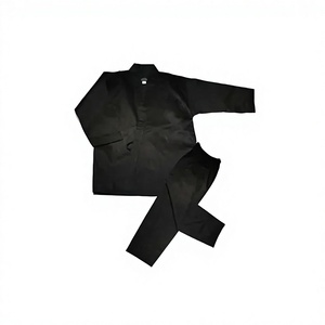 Conjuntos de uniformes de Karate negros de artes marciales, uniformes de karate de la mejor calidad personalizados - Product Image 1