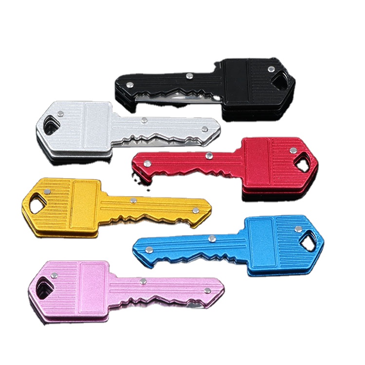 High quality Self defense keychain, folding knife tactical outdoor folding knife portable fruit knife