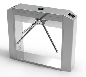 SAIKOEAS 304 in acciaio inox automatico treppiede tornello RFID QR codice di riconoscimento facciale lettore di schede per la palestra ufficio di controllo di accesso - Product Image 4