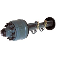Remorque de camion à 3 essieux pour conteneur à levage latéral Essieu de remorque de 7000 lb