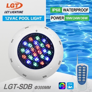Lampe sous-marine murale AC12v haute puissance étanche Ip68 RVB accessoires de piscine Led lumière de piscine - Product Image 2