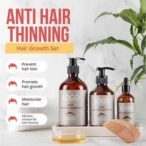 Set per la Crescita dei Capelli Biologico all'Ingrosso, Shampoo e Balsamo Naturale al Ginger Anticaduta OEM - Product Image 2
