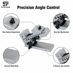 Morsa <span class=keywords><strong>di</strong></span> precisione per fresatura CNC, morsa sinusoidale con volantino ZXQKG100 ZXQGG125 ZXQKG ZXQGG - Product Image 6