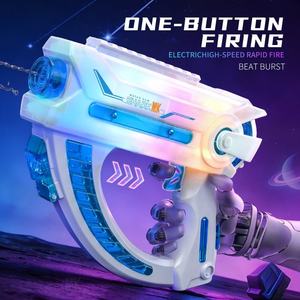 Jouets d'extérieur pour enfants MILI, <span class=keywords><strong>pistolet</strong></span> à <span class=keywords><strong>eau</strong></span> électrique futuriste arc-en-ciel en forme d'ananas, <span class=keywords><strong>pistolet</strong></span> à <span class=keywords><strong>eau</strong></span> coloré pour enfants avec lumière - Product Image 3