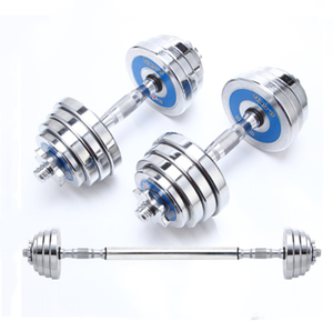 Set di manubri da palestra professionali personalizzati all'ingrosso set di bilancieri con pesi regolabili piastra cromata <span class=keywords><strong>york</strong></span> dumbbell - Product Image 2