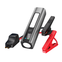 Nouvelle arrivée, batterie externe mobile en alliage d'aluminium PD45W à charge rapide, chargeur de batterie de voiture 12V, démarreur de voiture avec lumière LED