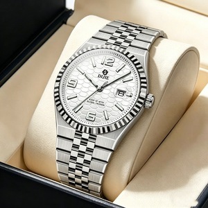 Nouvelle montre de luxe avec calendrier, aiguilles lumineuses, étanche 30M, boîtier en alliage, cadran de 40 mm, mouvement Chenlong à quartz - Product Image 2