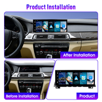 Radio para Auto con Sistema Linux de 12.3 Pulgadas para BMW Serie 7 2010-2015, Sistema CIC NBT, Reproductor Multimedia, Navegación GPS, Wifi, Carplay Inalámbrico