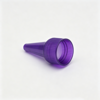 Bouchon compte-gouttes en plastique violet anti-déversement de 20 mm à visser pour bouteilles de savon liquide cosmétique – Vente en gros